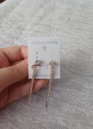 Женские висящие серьги
