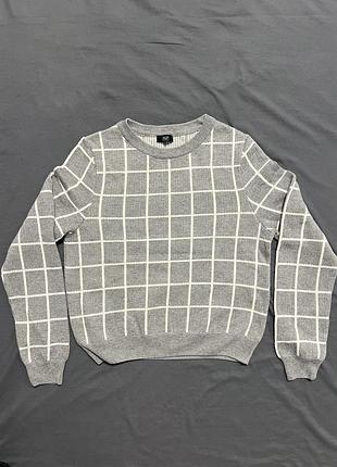 Джемпер в клітинку жіночий f&f s 42 розмір