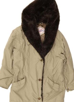 Винтажная стеганая женская куртка на синтепоне