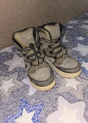 Ecco крутые термо ботинки 33 р