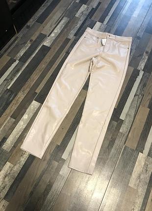 Штани брюки шкіряні еко шкіра лосіни