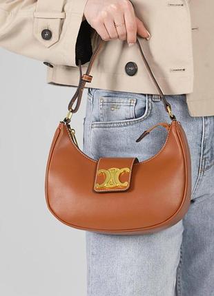 Жіноча сумка celine коричнева
