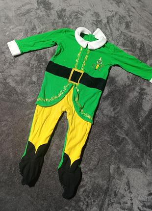 Новогодний человечек эльфа, 9-12 месяцев