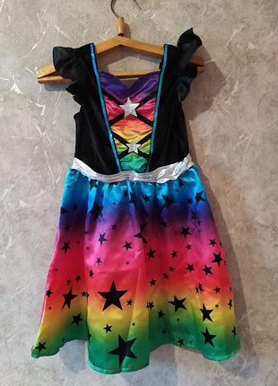 Платье ведьмочки на хеллоуин карнавал на 5-6 ле