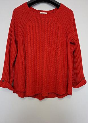 Вязаный свитер свободного кроя