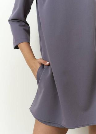Серое мини платье-мини ромпер 10