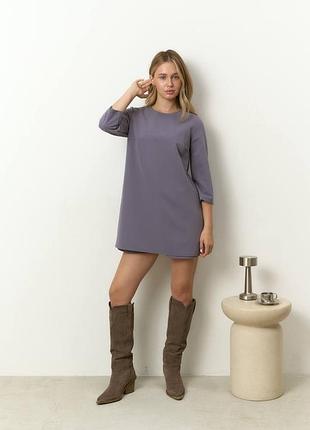 Серое мини платье-мини ромпер 5