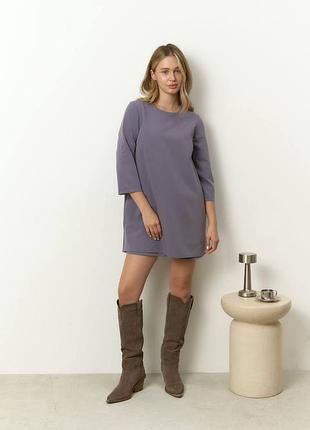 Серое мини платье-мини ромпер 7