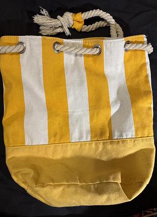 Сумка текстиль мешок рюкзак