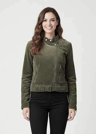1+1=3!! вельветовая куртка косуха city woman