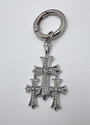 Брелок  - підвіска на сумку chrome hearts тренд 2025