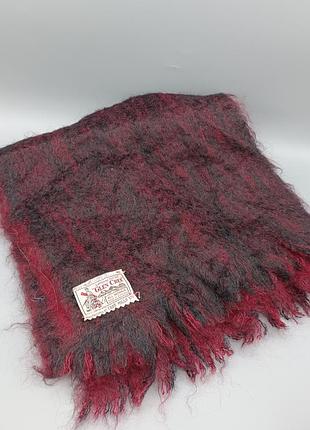 Ангоровый коллекционный шарф glen cree made in scotland