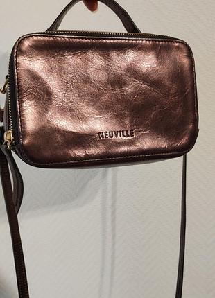 Neuville шкіряна сумка крос-боді