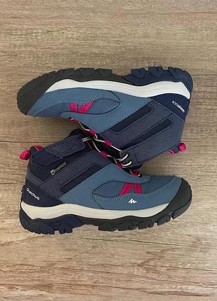 Дитячі черевики демісезонні quechua crossrock mid водонепроникні
