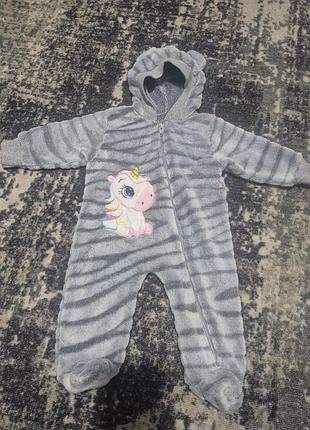Махровый человечек комбинезон