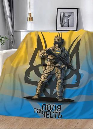 Br s плюшевый плед 3д 135х160 арт: 2312