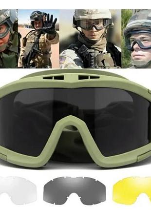 Br s  баллистические очки со сменными линзами свинца