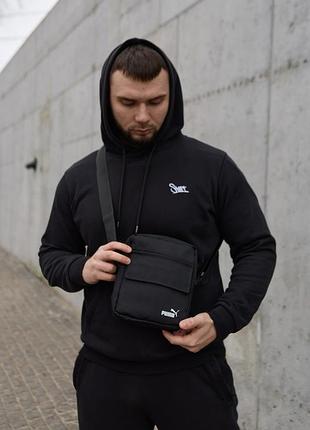 Br s  барсетка base біле лого puma 2