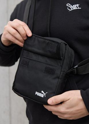 Br s  барсетка base біле лого puma 5