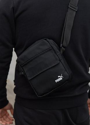 Br s  барсетка base біле лого puma 9