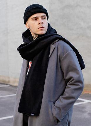 Br s  флисовый шарф without long black