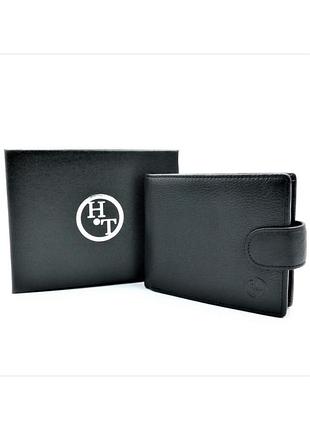 Br s  мужской кожаный кошелек 12 х 9,5 х 3 см черный wtro-163-9
