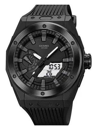 Часы наручные мужские skmei 2103bkwt, армейские часы противоударные, часы для мужчины br s