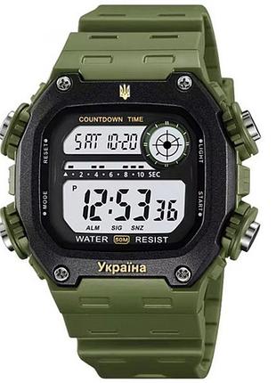 Часы наручные мужские skmei 6212/2126ag, часы наручные электронные тактические, водостойкие часы br s