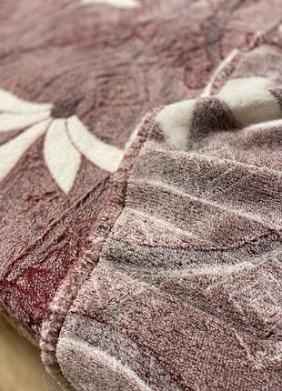 Br s покрывало облачко полутораспальное бордовые цветы