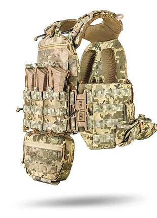 Br s плитоноска м7 pro gen камербанд pro m + 7 підсумків піксель мм14