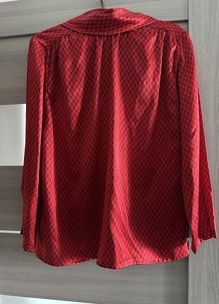 Винтажная шелковая блуза, 100% шелк