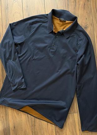 Cos поло чоловіче довгий рукав лонгслів бавовна