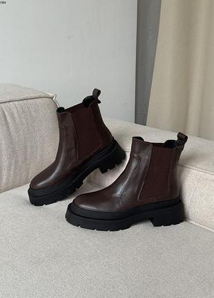 Стильные женские ботинки челси деми/зима💛💙