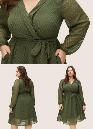 Новое шифоновое платье с карманами, под пояс