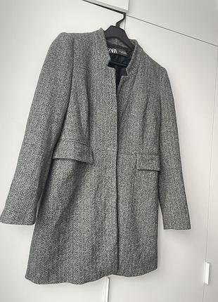 Подовжений піджак, пальто zara