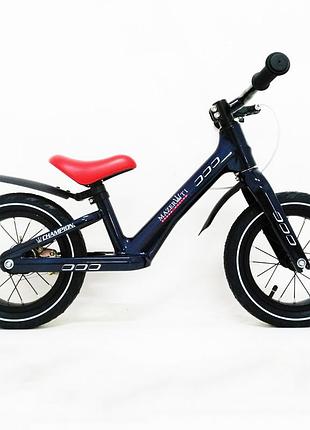 Беговел детский 12 mazerati nb-03 магниевый. цвет: синий br s