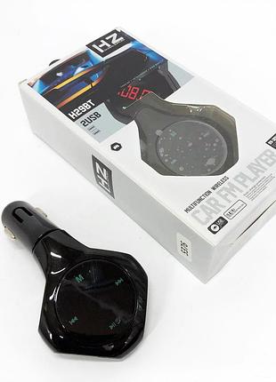 Трансмиттер автомобильный fm модулятор fm h29 bt, модулятор для мобильных устройств в авто. цвет: черный br s