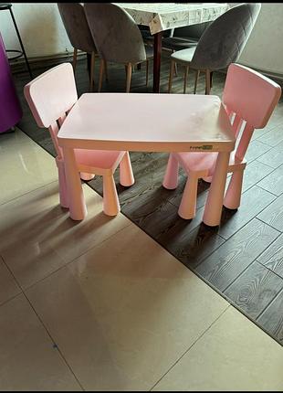 Дитячий стіл та стільці