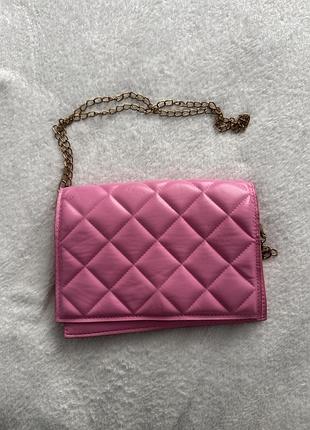 Рожева сумка/клатч