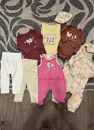 Лот речей на дівчинку 68-74