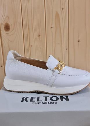 Итальянские лоферы фирмы kelton итальянская кожа