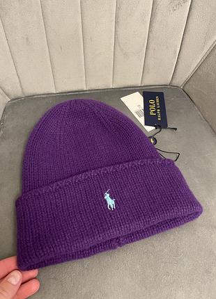 Тепла шапка біні від polo ralph lauren