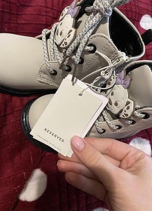 Черевички осінні для дівчинки reserved розмір 24/25 16 см