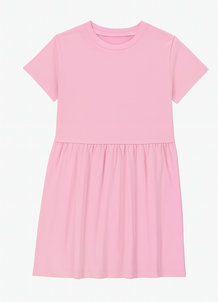 Трикотажное летнее платье в стиле оверсайз для девочки джордж