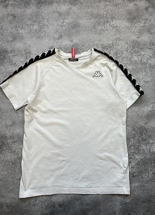 Базова чоловіча біла футболка каппа kappa