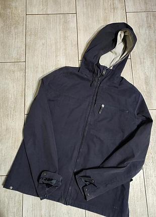 Курта оверсайз с капюшоном свободная прямая ветровка спорт