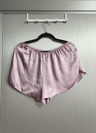 Шовкові піжамні шорти 100% натуральний шовк шортики піжама пеньюар шовк