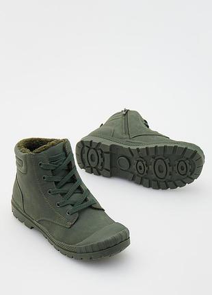 Черевики ботинки на хлопчика кольору хакі 28рр