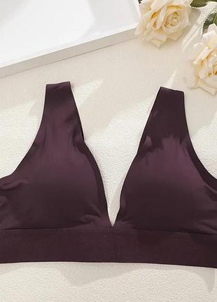 Безшовний базовий жіночий топ бюстгальтер з широкими бретелями