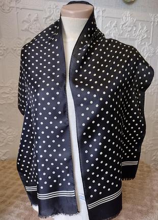 Винтажный шелковый шарф